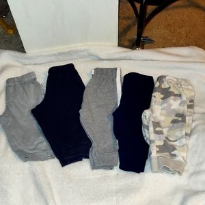 5 Pair Baby Boy Pants Joggers 3-6m Elastic waist